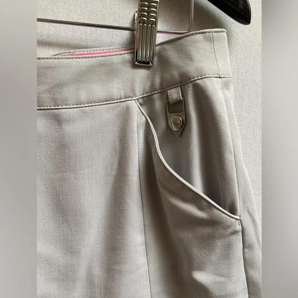 Callaway Opti Dry Grey Pleated Golf  Skirt Skort Sz 10 - Picture 4 of 12